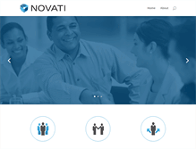 Tablet Screenshot of novati.com